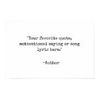 Create Your Own Quote Poster