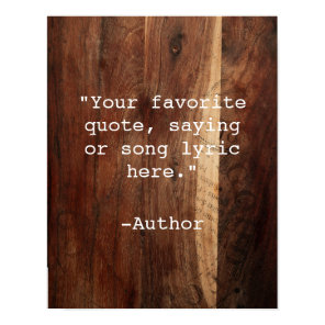 Create Your Own Quote Poster