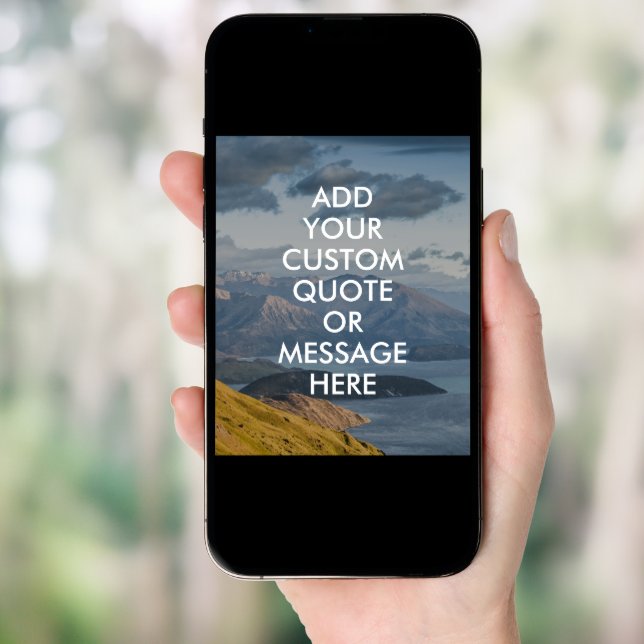 Create Your Own Quote Poster (Front Digital)