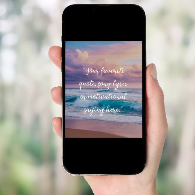 Create Your Own Quote Poster (Front Digital)