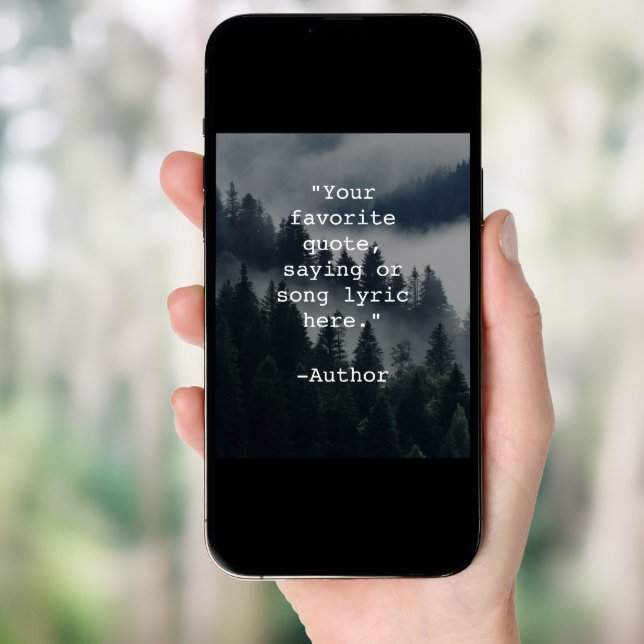 Create Your Own Quote Poster (Front Digital)