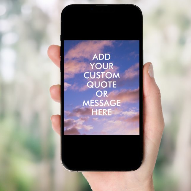 Create your own quote poster (Front Digital)