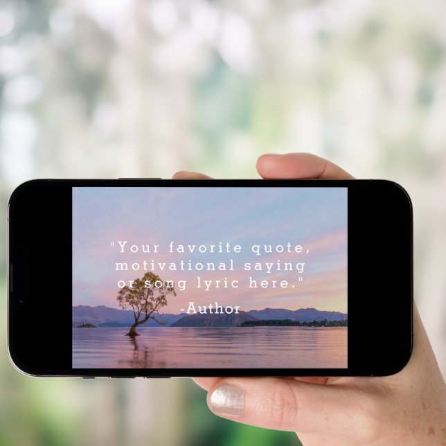 Create Your Own Quote Poster (Front Digital)