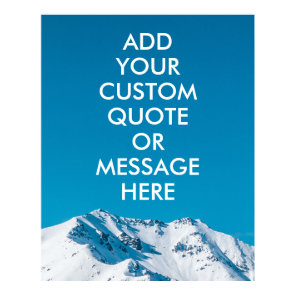 Create your own quote poster