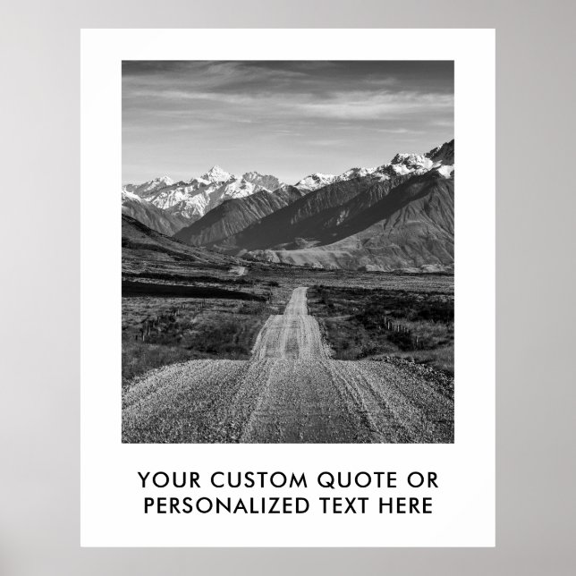 Create Your Own Quote Poster (Front)