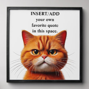 CREATE your OWN quote poster - art poster Peel And Stick Photo Tile