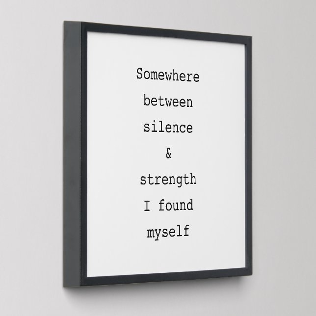 Create Your Own Quote Poster Peel And Stick Photo Tile (Angled)