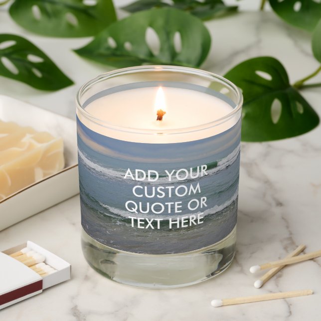 Create Your Own Quote Scented Candle (Lit)