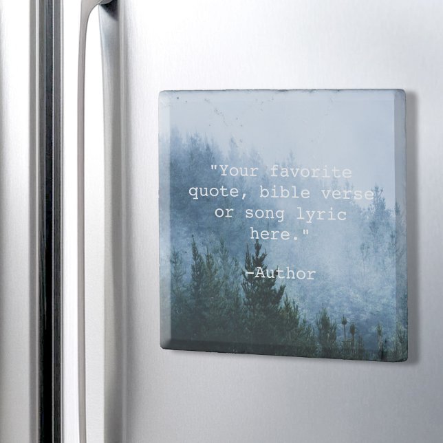 Create Your Own Quote Stone Magnet (Creator Uploaded)