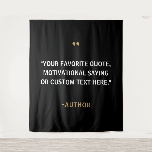 Create Your Own Quote Tapestry (Front)