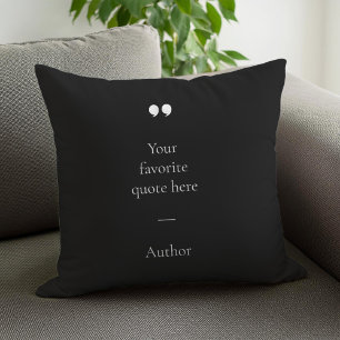 Create Your Own Quote Throw Pillow