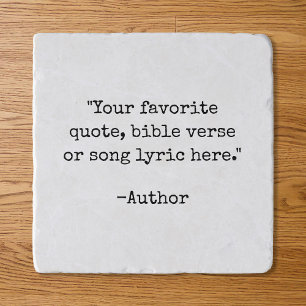 Create Your Own Quote Trivet