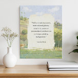 Create Your Own Quote Vintage Painting Canvas Print<br><div class="desc">Create your own custom quote canvas print in a cottagecore aesthetic style featuring your favorite inspirational saying,  song lyric or personalized text on a vintage landscape painting background.</div>