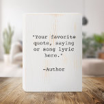 Create Your Own Quote Wooden Box Sign<br><div class="desc">Create your own custom quote wooden box sign. Features minimalist typewriter typography.</div>