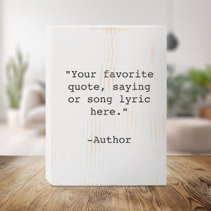 Create Your Own Quote Wooden Box Sign