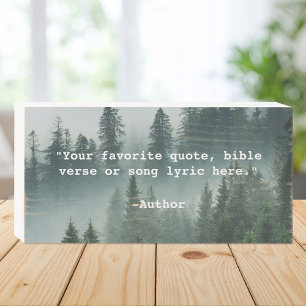 Create Your Own Quote Wooden Box Sign