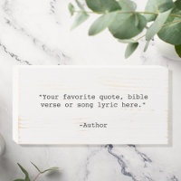 Create Your Own Quote