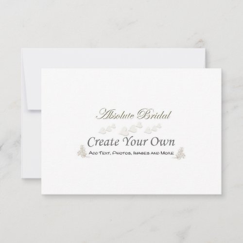 Create Your Own RSVPs RSVP Card