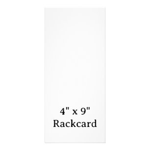 Create Your Own Rack Card