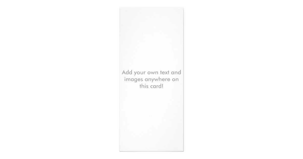 Create Your Own Rack Card Zazzle