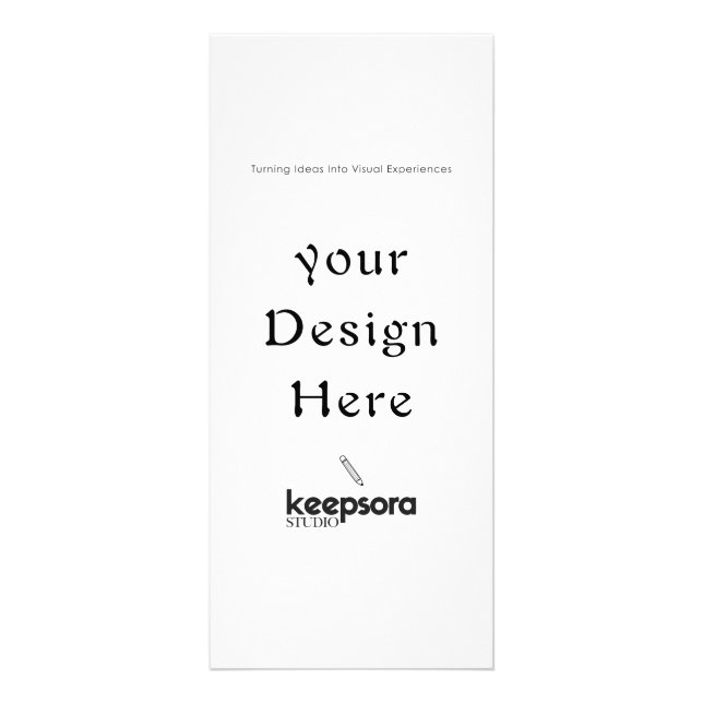 Create Your Own Rack Card (Front)