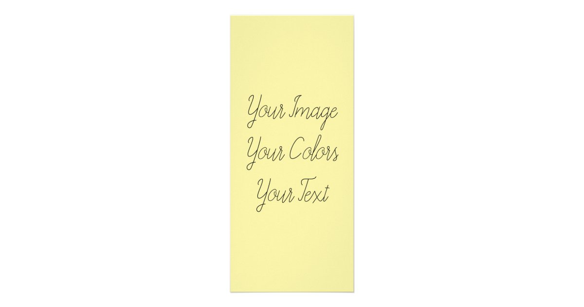 Create Your Own Rack Card Zazzle