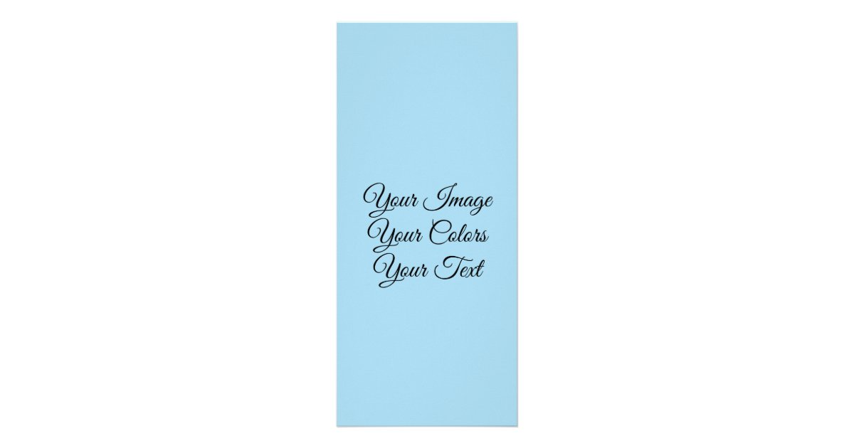 Create Your Own Rack Card Zazzle