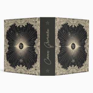 Create Your Own Radiant Retro Evil Eye 3 Ring Binder