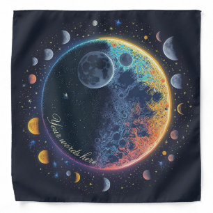 Create Your Own Rainbow Moons Altar Bandana