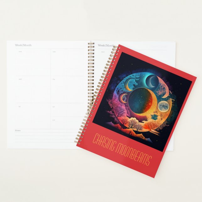 Create Your Own Rainbow Moons & Mountains Planner (Display)