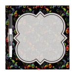 Create Your Own Rainbow Paisley Dry-Erase Board