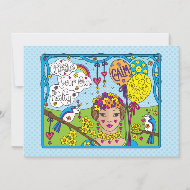 Create Your Own Reality_Flat Card 7"x5" (Front)