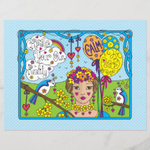 Create Your Own Reality_Flat Paper Sheet 11"x8.5"