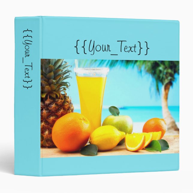 Create Your Own Recipes 3 Ring Binder (Front/Spine)