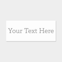 Create Your Own Rectangle Classic Name Tag
