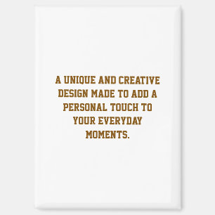 Create Your Own Rectangle Fridge Magnet