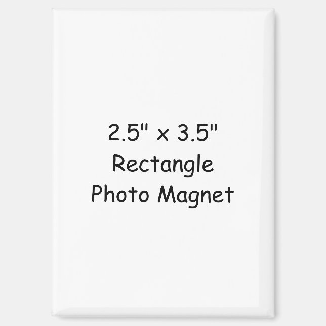 Create Your Own Rectangle Photo Magnet (Front)