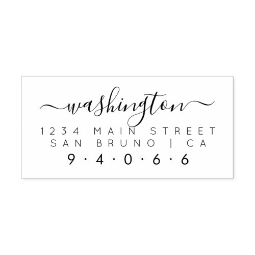 Create Your Own Rectangular Family Return Address Self-inking Stamp Create Your Own Rectangular Family Return Address Self_inking Stamp