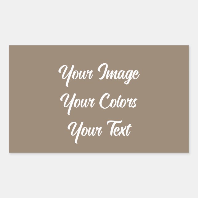 Create Your Own Rectangular Sticker (Front)