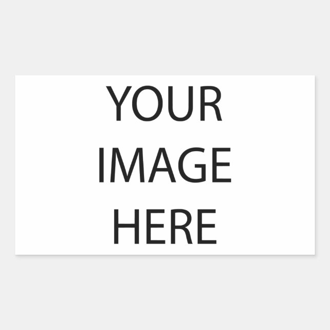 Create Your Own Rectangular Sticker (Front)