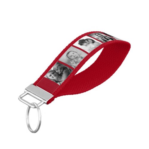 Create Your Own Red 10 Family Photo Collage Wrist Keychain - Create your own personalized 10 photo collage key chain with your custom images. Add your favorite photos, designs or artworks to create something really unique. To edit this design template, upload your own images as shown above. You can even add more text or images, customize fonts and background color.
Treat yourself or make the perfect gift for family, friends, parents and grandparents!