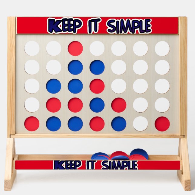 Create Your Own Red and Blue Jumbo Fast Four (Front)