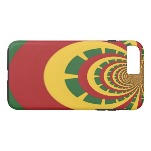 Create Your Own Red Golden Green Jamaicans iPhone 8 Plus7 Plus Case