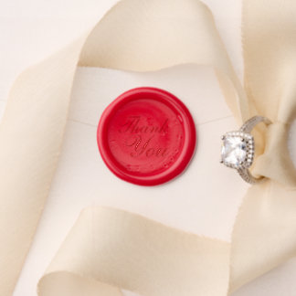 Create Your Own Red Thank You Wedding Wax Seal Stamp