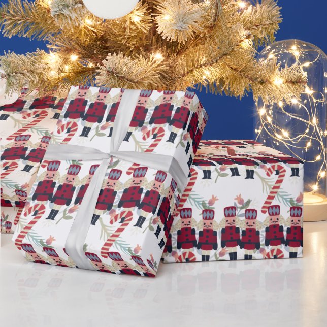 Create Your Own Red Tin Soldiers Wrapping Paper (Holidays)