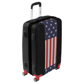 Create Your Own Red White and Blue USA Luggage