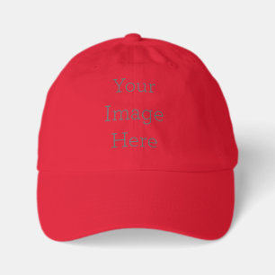 Create Your Own Red Youth Dad Hat