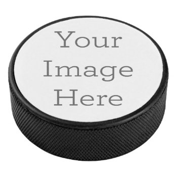 Create Your Own Regulation Size Hockey Puck by zazzle_templates at Zazzle