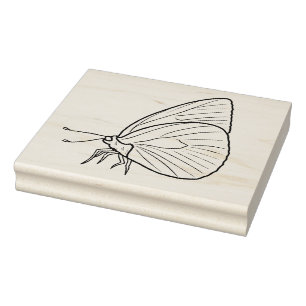 Create Your Own Resting Hand Drawn Butterfly Rubber Stamp