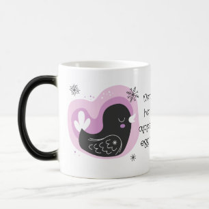Create Your Own Retro French Hen Christmas Color Morph Mug